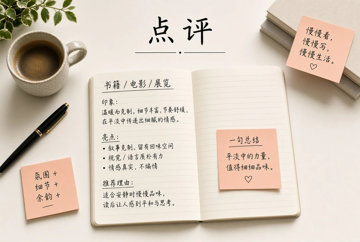 镜头笔记主题插画
